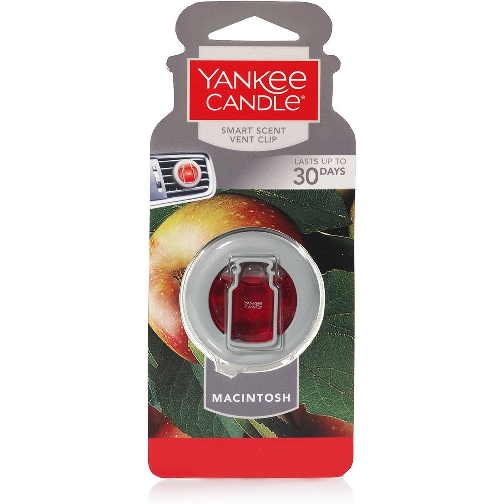 Yankee Candle Smart Scent Vent Clip Unisex OS Red Macintosh Apple Air Freshener